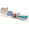 mDesign Versatile Metal Wire Closet Shelf Divider and Separator